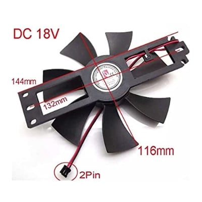 Picture of 18V Large Induction/ Infrared Cooker brushless Cooling Fan