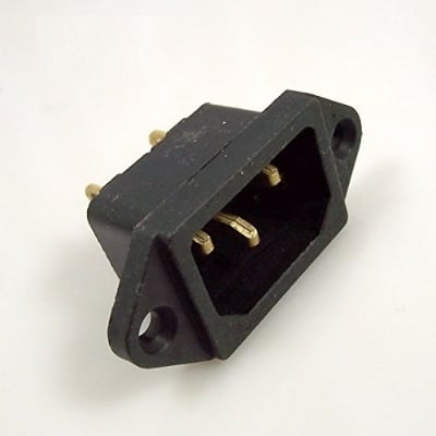 Picture of AC 250V 10A Rice Cooker C14 Power Sockets Replacement Parts [Black; 2 Pieces]