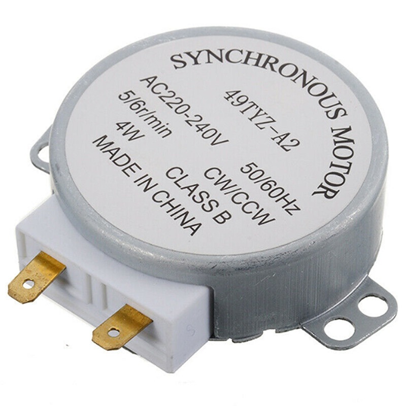 Picture of Microwave Oven Synchronous Motor 49TYZ-A2 AC 220-240V CW/CCW 4W 5/6 RPM
