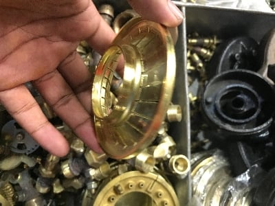 Picture of Gas Stove Burner Cap 120mm High Quality Brass