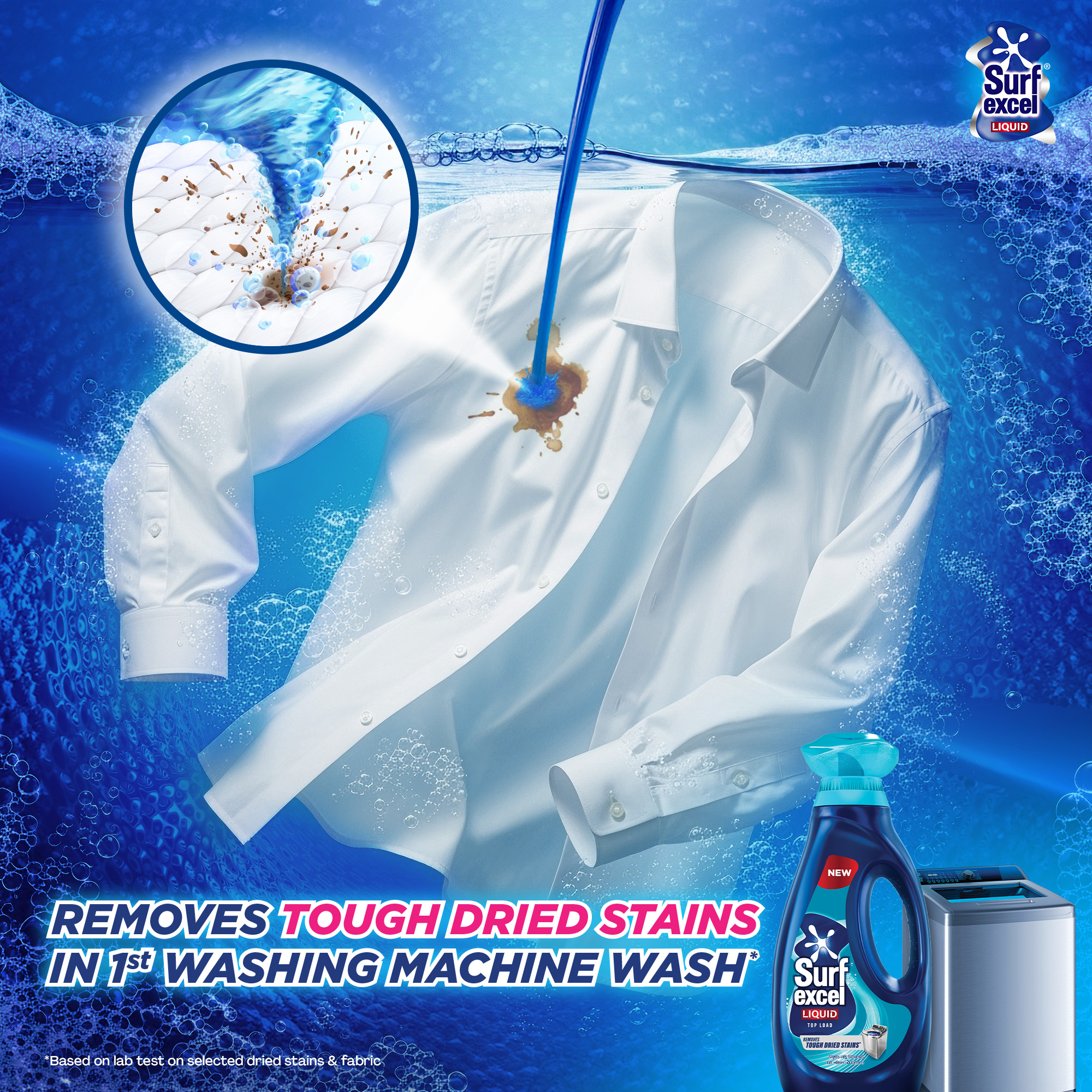 Picture of Surf Excel Liquid Detergent Top Load 1L