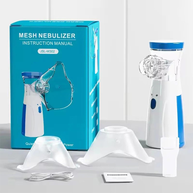 Picture of Portable Mesh Nebulizer Handheld Inhaler - Silent Ultrasonic Machine for Kids & Adults - High Nebulization Rate for Breathing Problems - নেবুলাইজার মেশিন