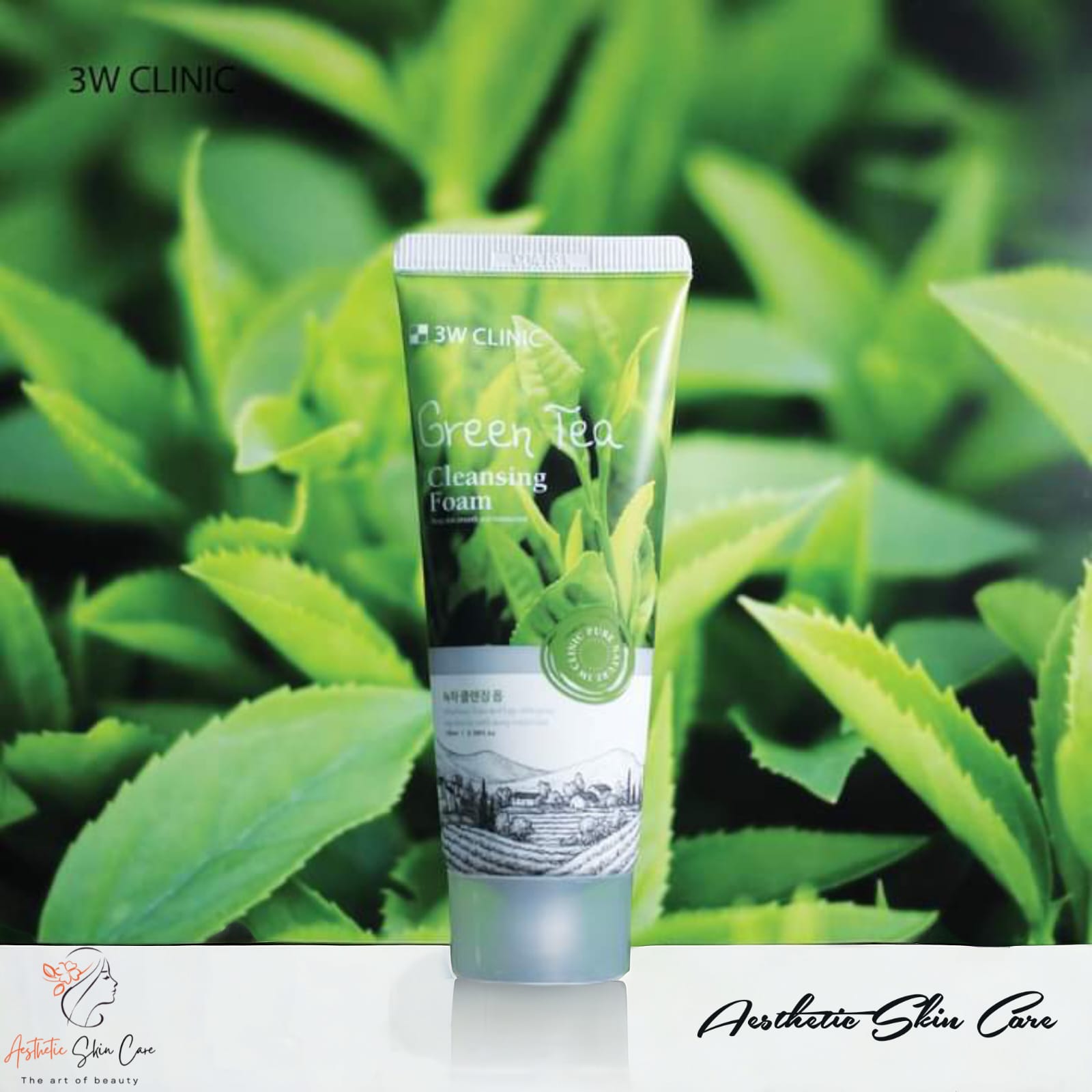Picture of 3W Clinic Green Tea Foam Cleansing 100ml