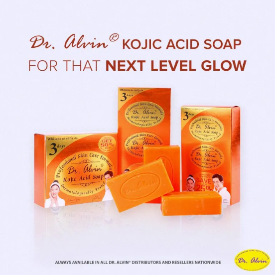 Picture of Dr Alvin Kojic Acid Soap 90g x 3 (Philippine)
