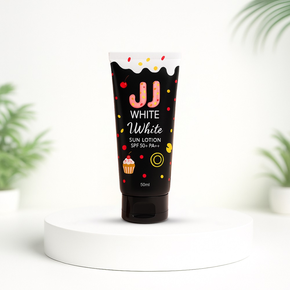 Picture of JJ White VWhite Sun Lotion High Protection SPF50 PA++ for Sensitive Skin Whitening And Moisturizing Body Lotion