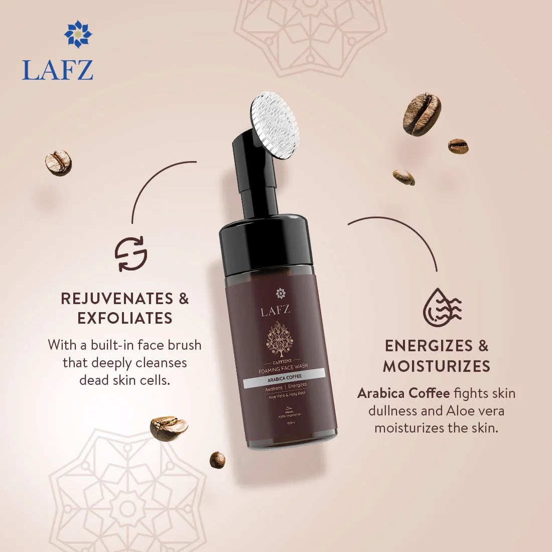 Picture of Lafz Foaming Face Wash - Arabica Caffee (100ml)