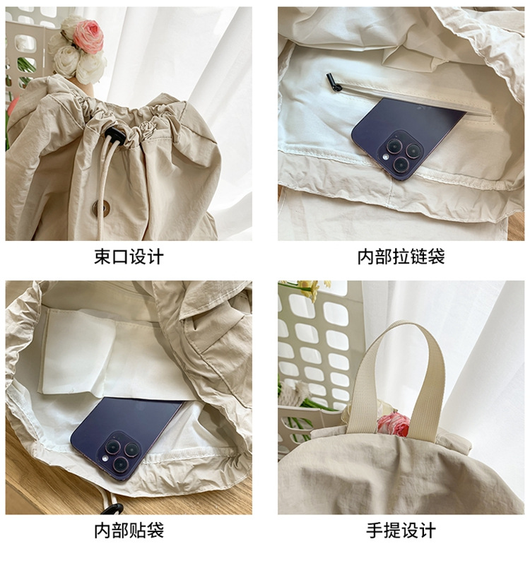 Picture of Ultra-Light Water-Resistant Everyday Backpack - cream
