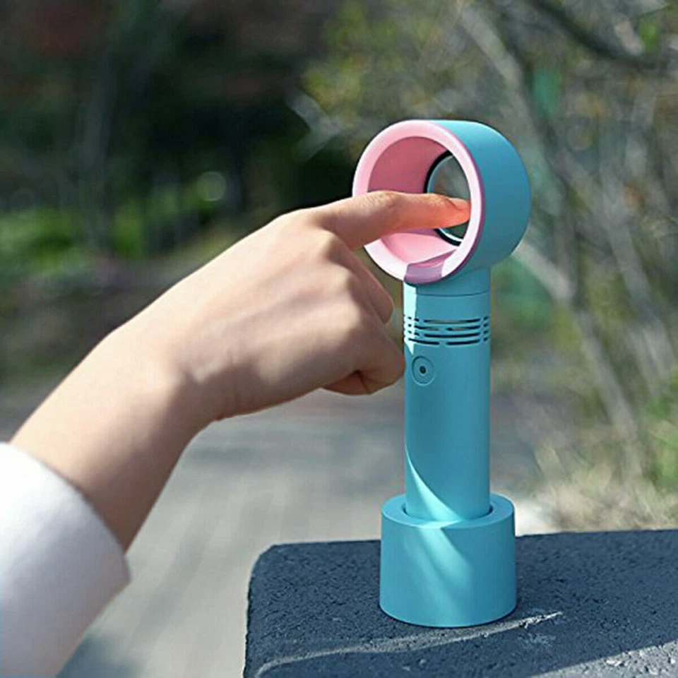 Picture of Proton Mini Fan – AirDior, Portable USB Rechargeable Bladeless Mini Fan/Handheld Cooling Dryer, Essential Eyelash Extension Supplies 