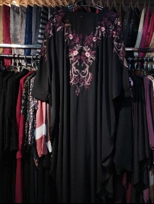 Picture of Embroidery Abaya Borka Cery