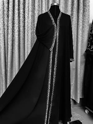 Picture of cerry embroidery 200+ gher abaya borka always  use and very comfortable