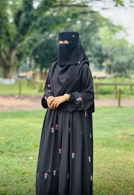 Picture of Borqa new degin dobai cerry embroidery borqa