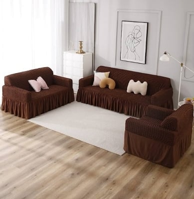 Picture of sofa cover 2+2+1 =5 seater spendix fabric sofa cover