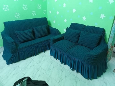 Picture of sofa cover 2+2+1 5 seater spendix fabric sofa cover
