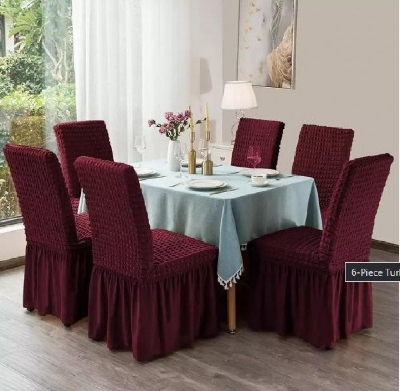 Picture of chair 06 seater turkish spandex elastic chair cover by new classical made by tourkey