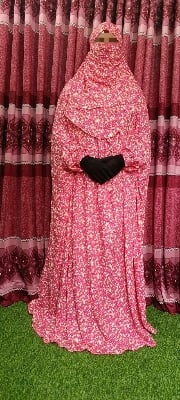 Picture of khimar hjabi nikab lilen long floor tuch for Muslim women nekab