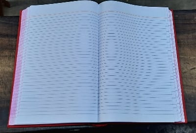 Picture of Register khata, Cloth register book, Best Binding. Roll Register (1200 page)