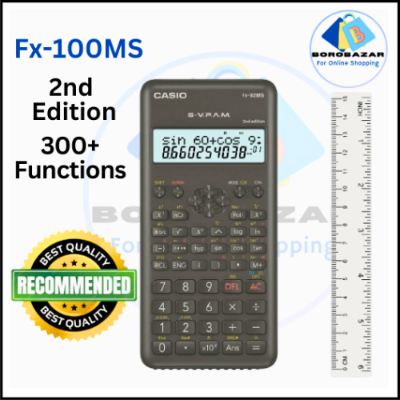 Picture of Fx 100ms calculator, fx 100ms calculator 2nd edition,fx 100 ms 2nd Edition 100ms, 100ms Sceintific calculator, for students Best calculator.