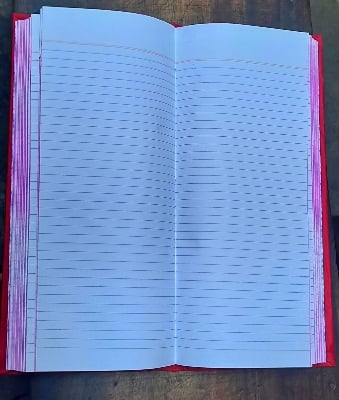 Picture of 800 Pages Cloth Binding Day Book / Tally khata  Hard Cover Account Register Business Ledger for Office & Business Use
