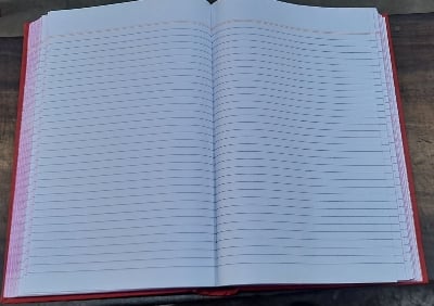 Picture of 300 Pages Premium Quality Register Book Made with 61 GSM Paper and Cloth Binding