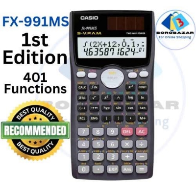 Picture of Fx 991ms Calculator – fx 991 ms calculator  401 Functions – Dual Power – Non-Programmable – Engineering Model, for students