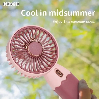 Picture of USB Rechargeable Mini Desktop Fan – Cute & Portable Cooling Fan for Office, Study, Home, & Outdoors
