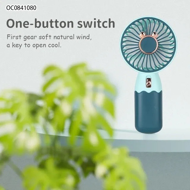 Picture of USB Rechargeable Mini Desktop Fan – Cute & Portable Cooling Fan for Office, Study, Home, & Outdoors