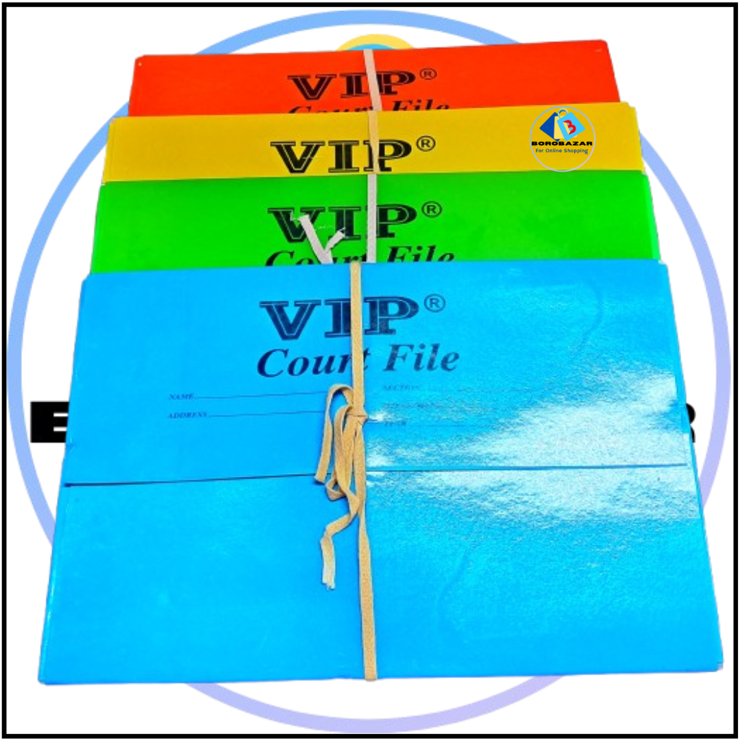 Picture of VIP Court File – 6 Pcs Set, Multi Colour Legal Document Folder for Office & School Use