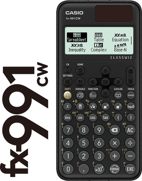 Picture of Fx 991CW Calculator,  fx 991 cw Classwiz two way powered solar & Battery - color Black