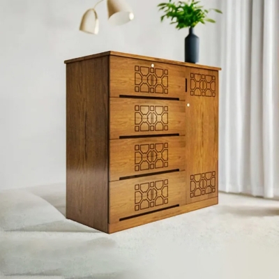 Picture of Explore Trend - Premium Quality - Andormahal Special MDF Wardrobe - Innovative Design - Expression of Yourself - Low Maintance-(4ft by 4ft by 16 inch)