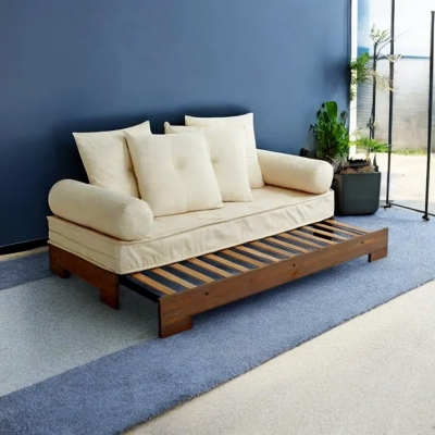 Picture of Andormahal MDF Sofa-cum-Bed (Without Foam)-(6ft by 4ft)