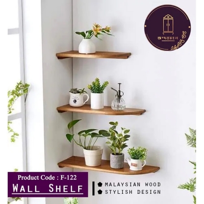 Picture of Andormahal MDF Wall Hanging Shelf ( 3 piece)-(1.5ft by8inch,1ft by 8inch,8inch by 8inch)