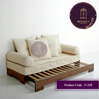 Picture of Andormahal MDF Sofa-cum-Bed (Without Foam)-(6ft by 4ft)