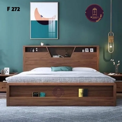 Picture of AndorMahal (MDF) laminated board Khat/Bed Double Size-(5ft by 7ft)