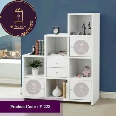 Picture of Andormahal Stylish Book Shelf Made of MDF board-(6ft by 4ft)