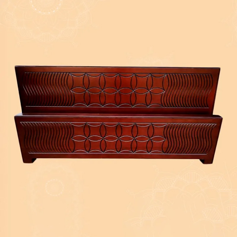 Picture of Andormahal Malaysian Board Lacquer painted bed semi box Double size (5/7)
