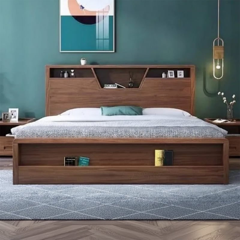 Picture of AndorMahal (MDF) Laminated Board Khat/Bed Single Size-(4ft by 7ft)
