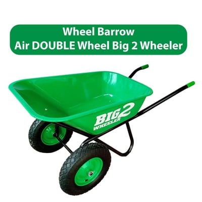 Picture of Load Capacity: 320 KG, big2 Wheel Barrow, Wheelbarrow, Garden Wheel Barrow, Garden Trolly, Cart ( Air Wheel) Big 2wheeler BRAND 