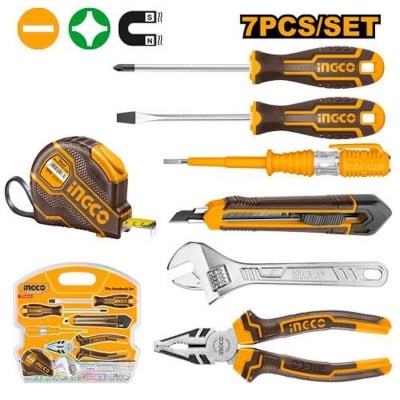 Picture of 7 Pcs hand tools set INGCO -Multicolor
