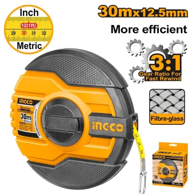 Picture of Fibreglass Measuring Tape 100FT Ingco - Hfmt8330 