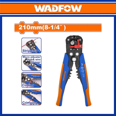 Picture of AUTOMATIC WIRE STRIPPER (3 IN 1 MULTI-FUNCTION) WADFOW (WBQ4601) -Multicolor