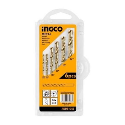 Picture of 6pcs Twist Drill Bit Set Ingco 