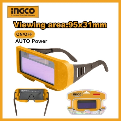 Picture of INGCO 95x31mm Auto-darkening welding glasses AHM111 -Multicolor