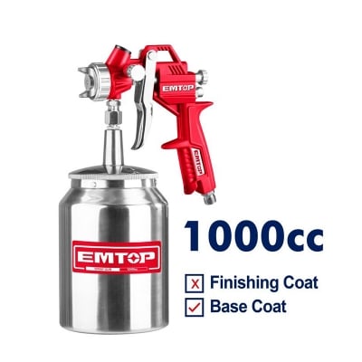 Picture of Air spray gun EMTOP 1000CC -Multicolor