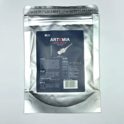 Picture of YEE Decapsulated Brine Shrimp 50gm Pack | Non Hatchable Artemia | High Protein Small Fish Food | Aquarium Fish Food