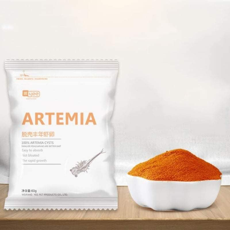 Picture of YEE Decapsulated Brine Shrimp 10gm Repack | Non Hatchable Decapsulated Artemia | Aquarium Fish Food | Small Fish Food | Ready To Eat | Direct Feed Artemia