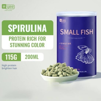 Picture of YEE Spirulina Tablet 50pcs Repack | Aquarium Fish | Small Fish Food | Bangla Fishers