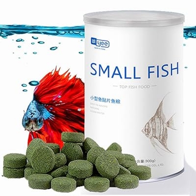 Picture of YEE Spirulina Tablet 100pcs Repack (+5 Pcs Free) | Aquarium Fish | Small Fish Food | Bangla Fishers