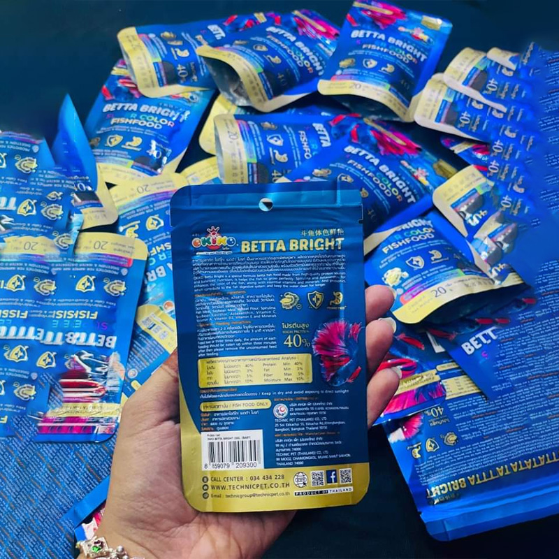 Picture of Okiko Betta Bright 20gm Pack | Fighter Fish Food | Betta Fish Food