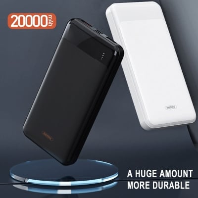 Picture of Remax RPP-148 20000mAh Jany Series Dual Inputs Power Bank -Mini Power Bank - Powerbank - Black
