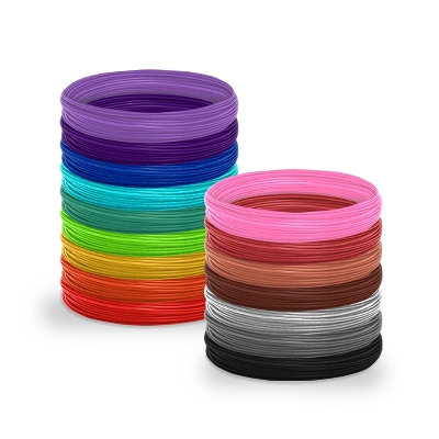 Picture of 3d Printing Pen Filament 50 Meter 3D Art Pen Filament PLA Multi Color 1.75mm Refills ( Color Random ) 3D Filament 1Roll 1.75mm Diameter and 5m Length Refills 10 colors (50 meters Filament)